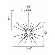 CWI Lighting Savannah 6-Light Chandelier