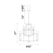 CWI Lighting Sierra 12-Light Chandelier