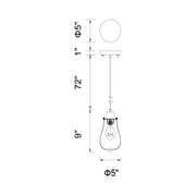 CWI Lighting Tomaso 1-Light Pendant