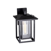 CWI Lighting Winfield 1-Light Black Outdoor Wall Light