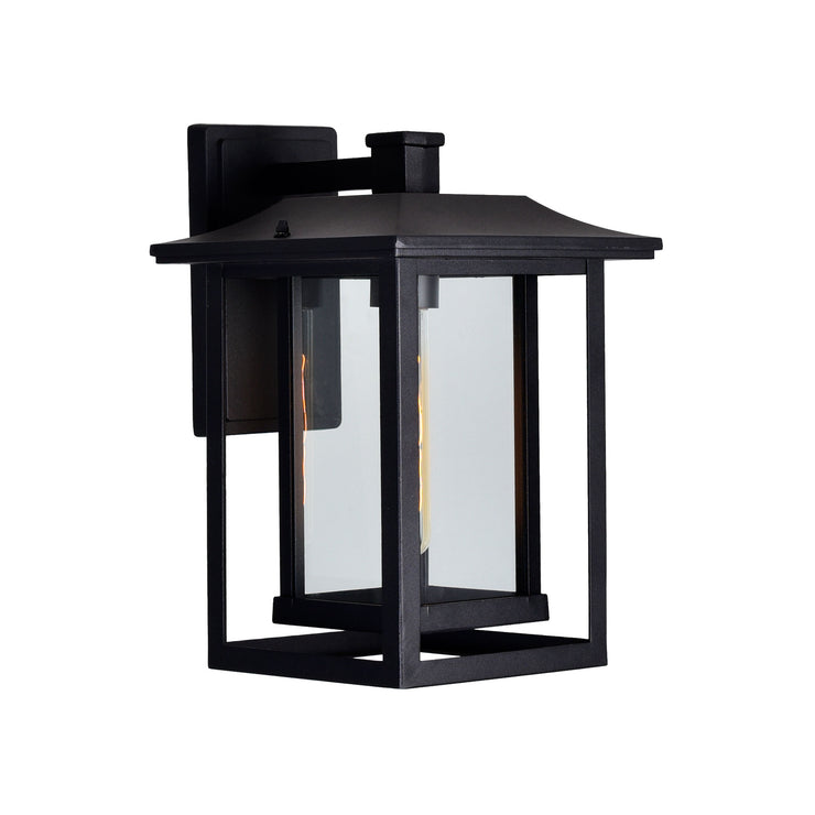 CWI Lighting Winfield 1-Light Black Outdoor Wall Light