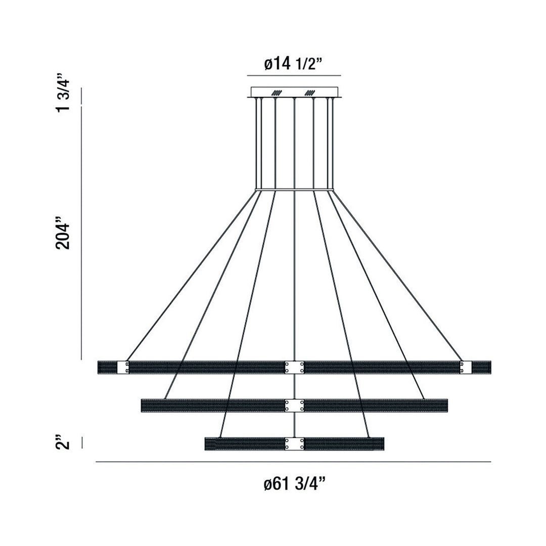 Eurofase Admiral Round Chandelier