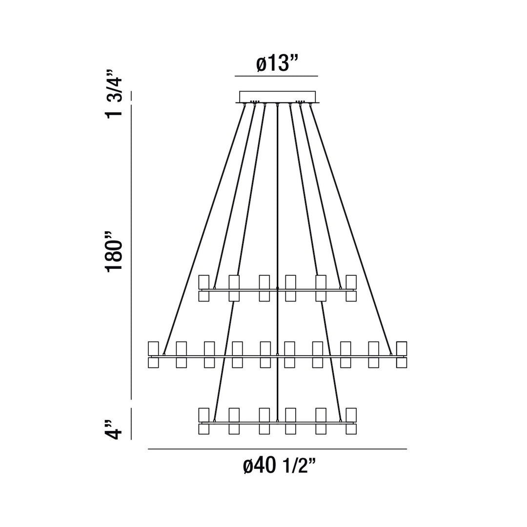 Eurofase Netto Round Chandelier