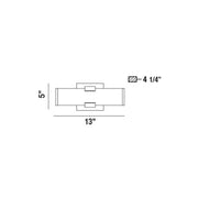 Eurofase Nozza Vanity Light