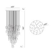 Eurofase Paget Round Chandelier