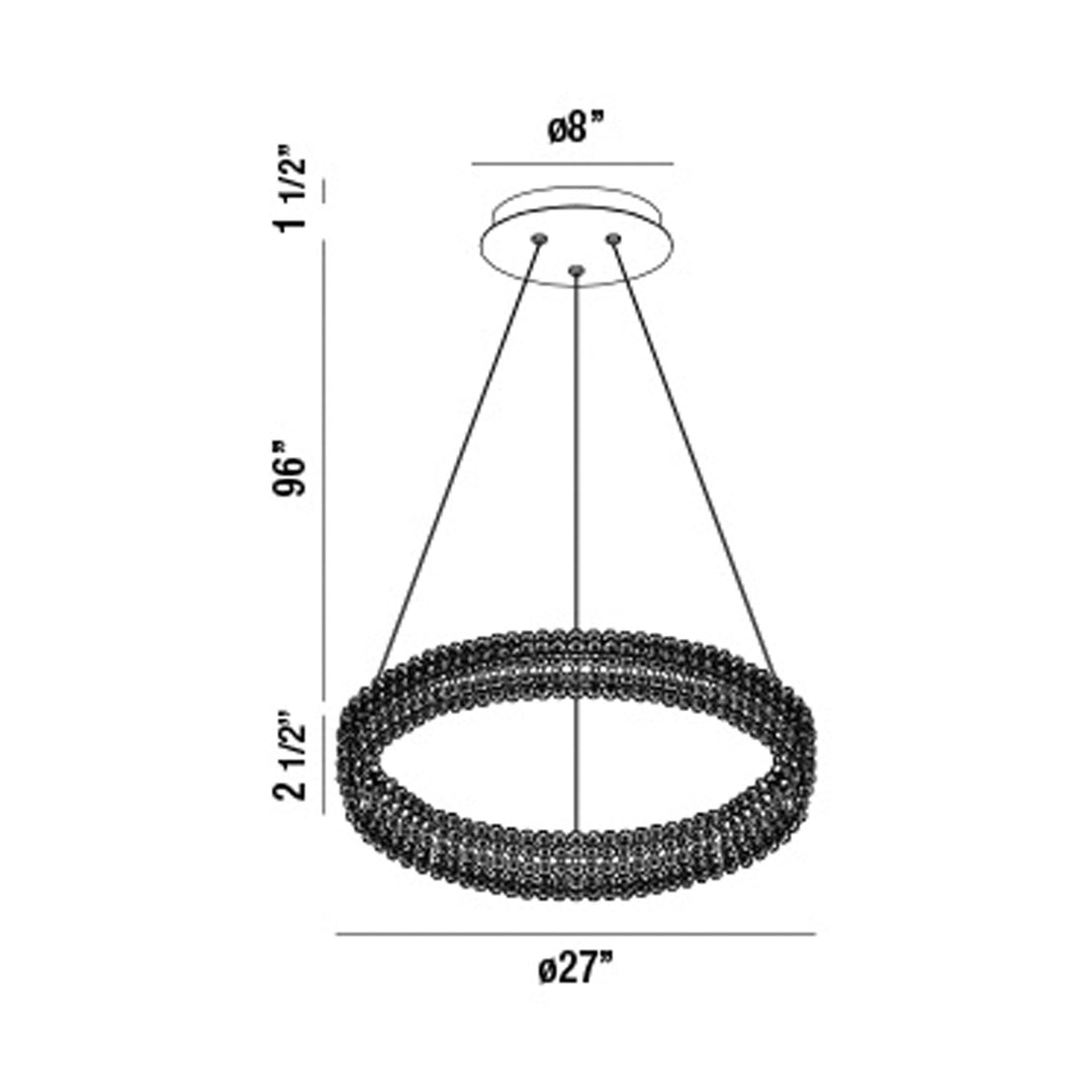 Eurofase Sassi Round Chandelier