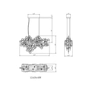 Eurofase Trento Linear Chandelier