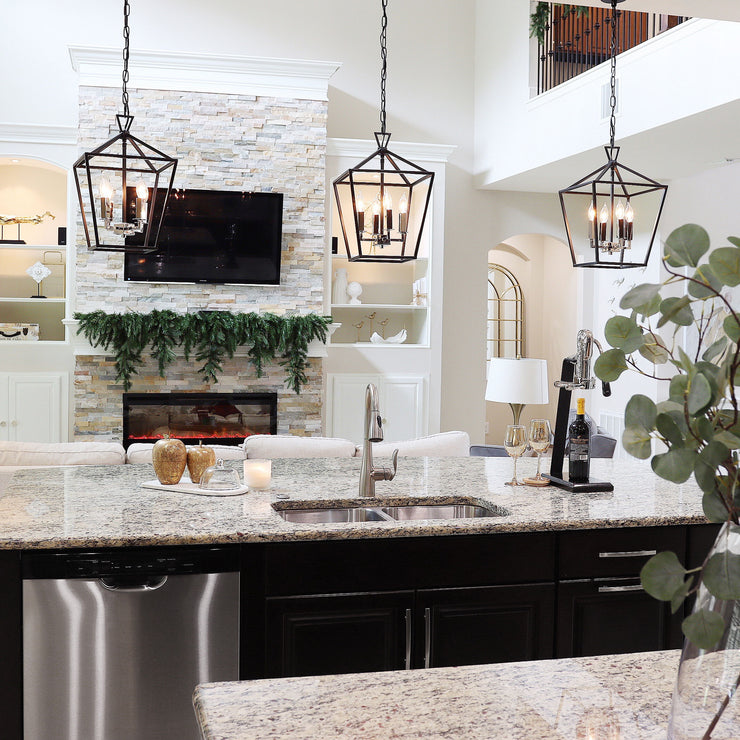 Maxim Abode 4-Light Small Chandelier