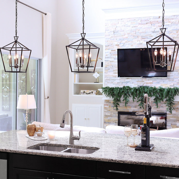 Maxim Abode 4-Light Small Chandelier