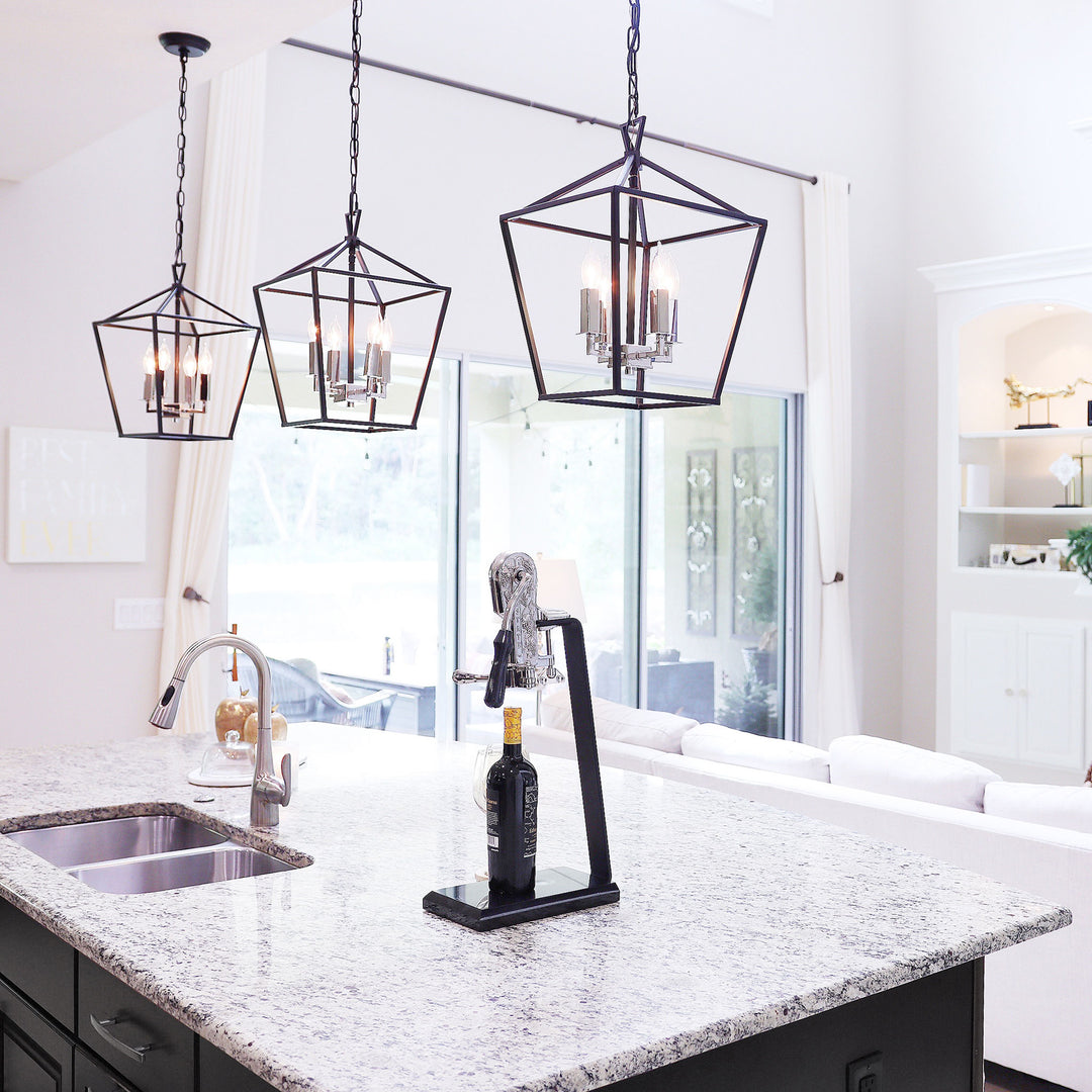 Maxim Abode 4-Light Small Chandelier