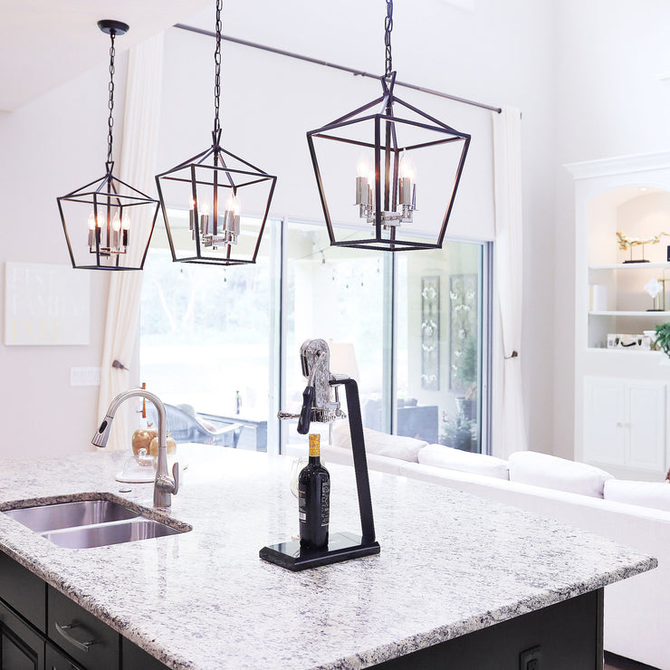Maxim Abode 4-Light Small Chandelier