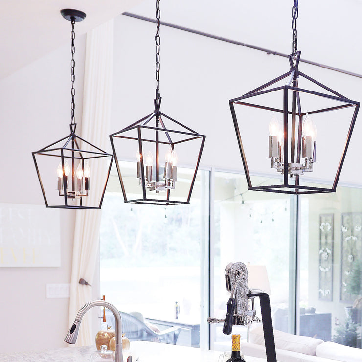 Maxim Abode 4-Light Small Chandelier