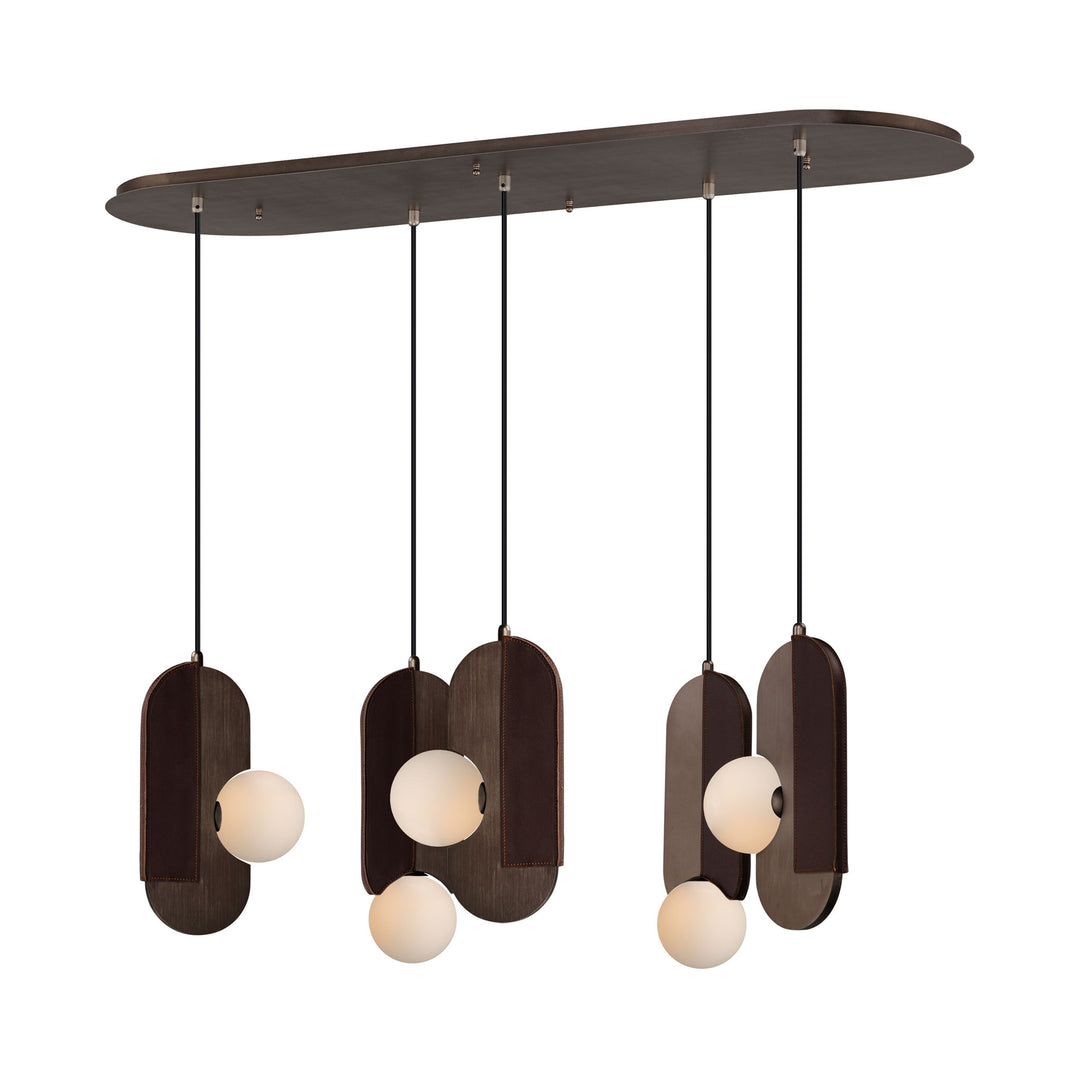 Maxim Stitched 5-Light Pendant
