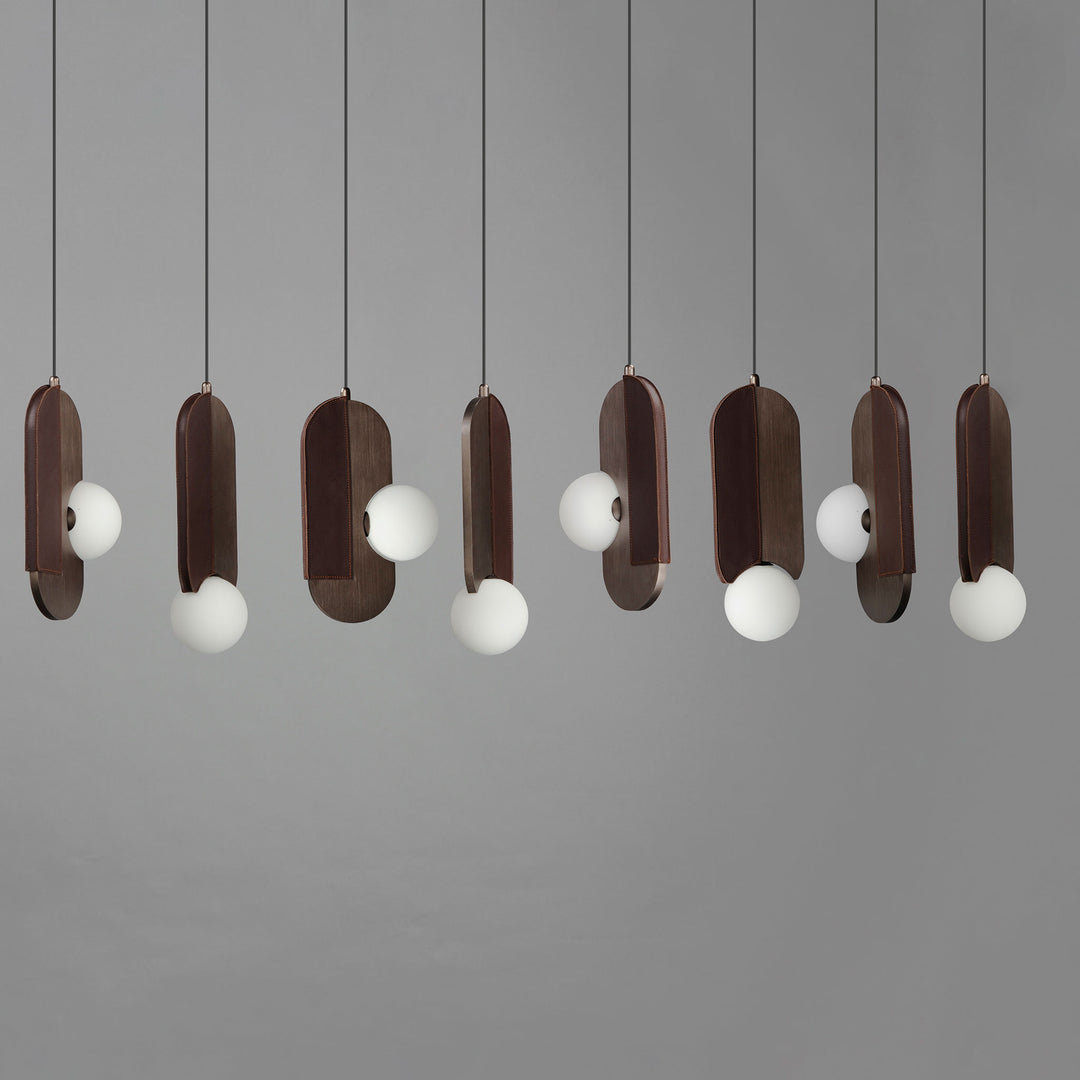 Maxim Stitched 8-Light Pendant