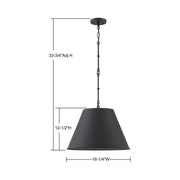 Savoy House Alden 1-Light 18" width Pendant