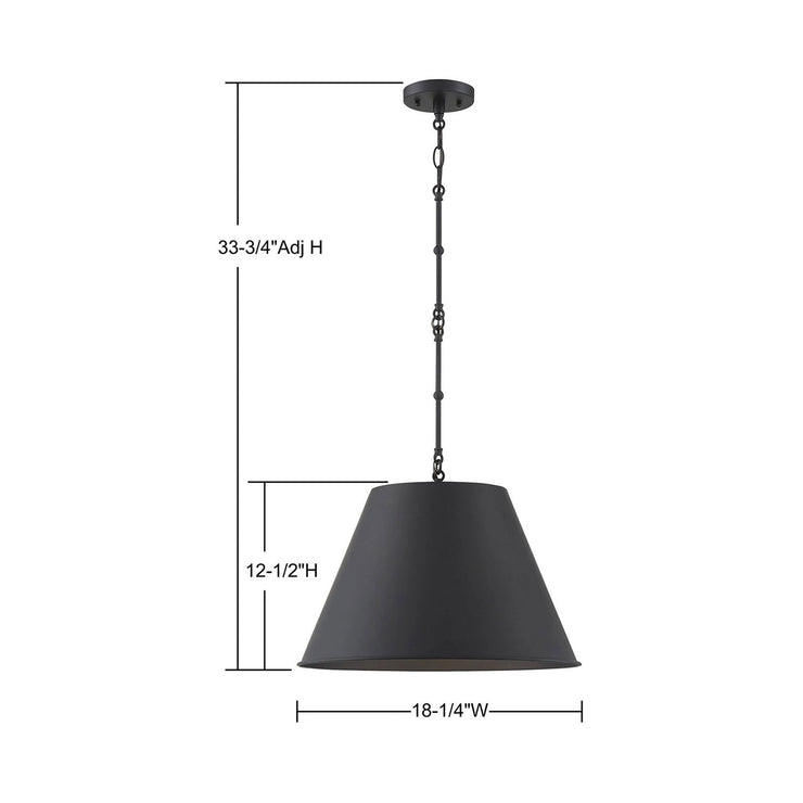 Savoy House Alden 1-Light 18" width Pendant