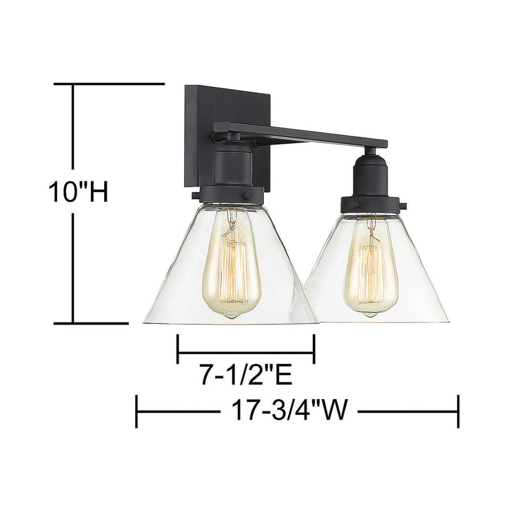 Savoy House Drake 2-Light Bathroom Vanity Light