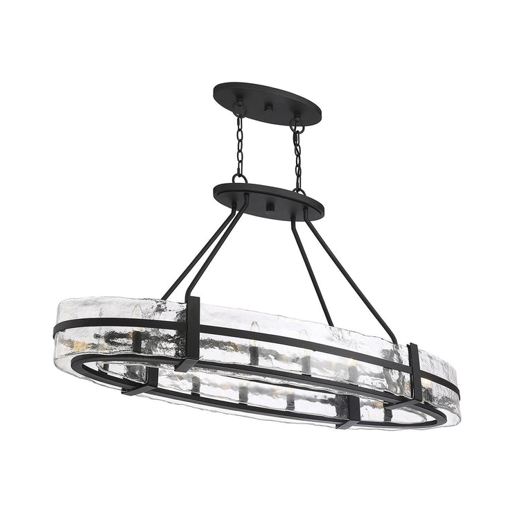 Savoy House Hudson 10-Light Oval Chandelier