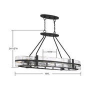 Savoy House Hudson 10-Light Oval Chandelier