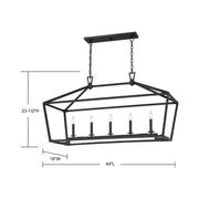 Savoy House Townsend 5-Light Linear Chandelier