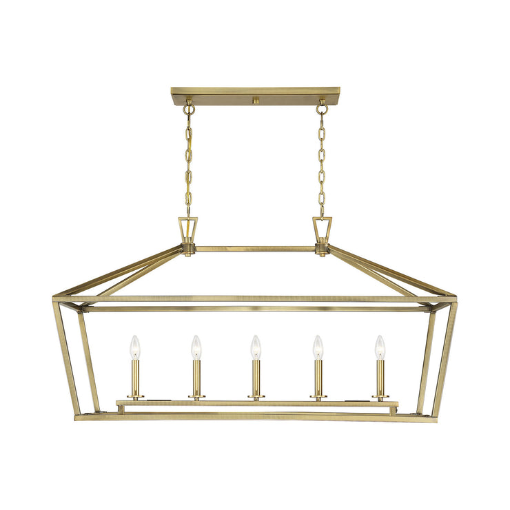 Savoy House Townsend 5-Light Linear Chandelier