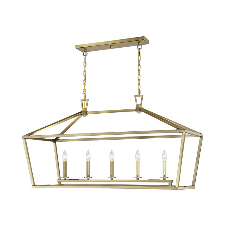 Savoy House Townsend 5-Light Linear Chandelier