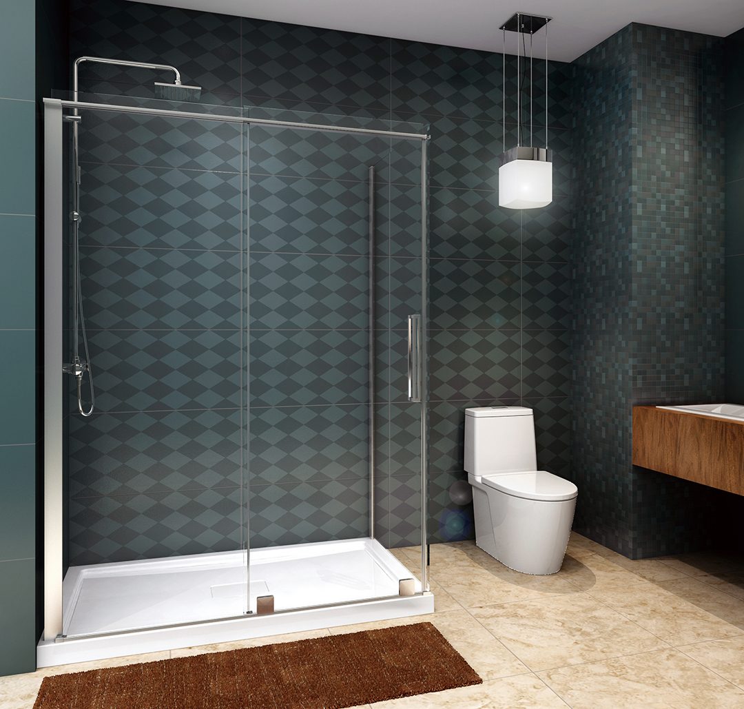 Rolling and Sliding Shower Doors, Quadro