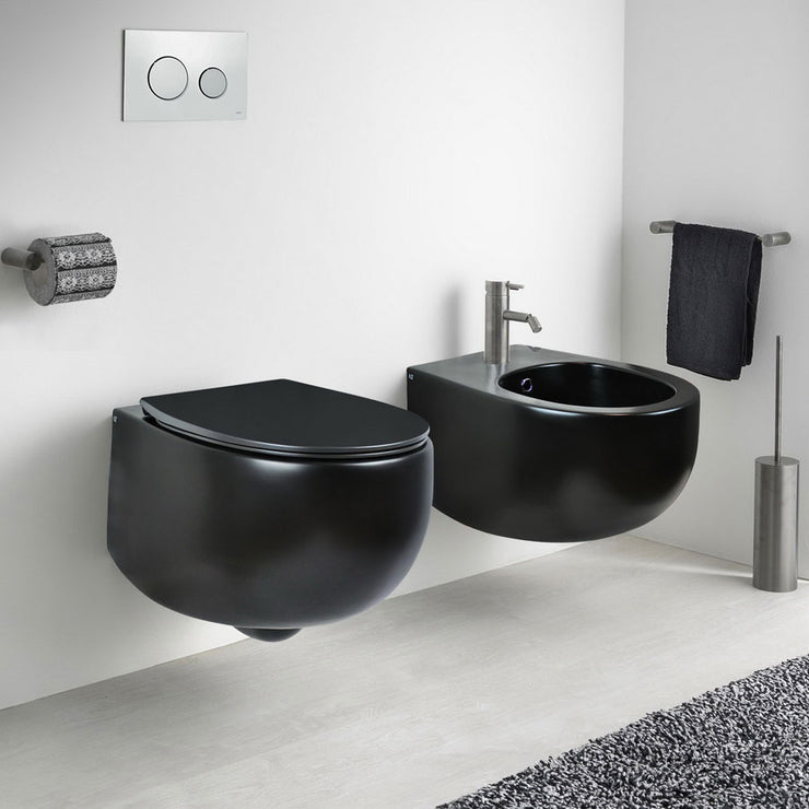 AeT Dot 2 Prencess Wallhung Toilet Matte Black