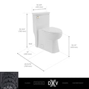 DXV Belshire One-Piece Elongated Toilet with Seat