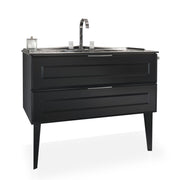Berloni Bagno Bathroom Vanity Suite Vintage Black
