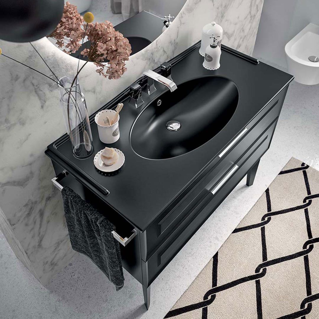 Bathroom Vanity Suite Vintage Black