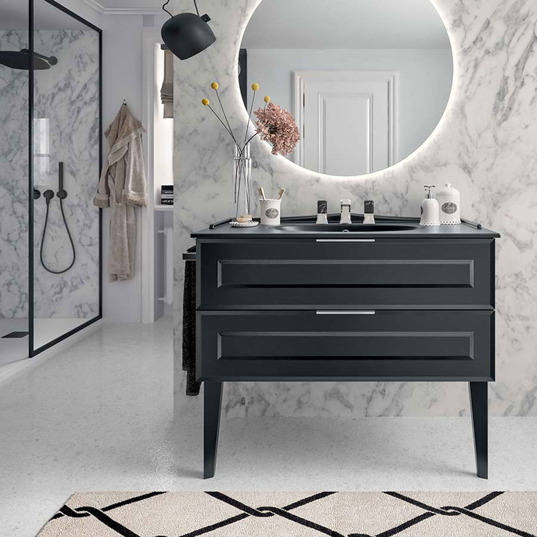 Bathroom Vanity Suite Vintage Black