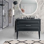 Berloni Bagno Bathroom Vanity Suite Vintage Black