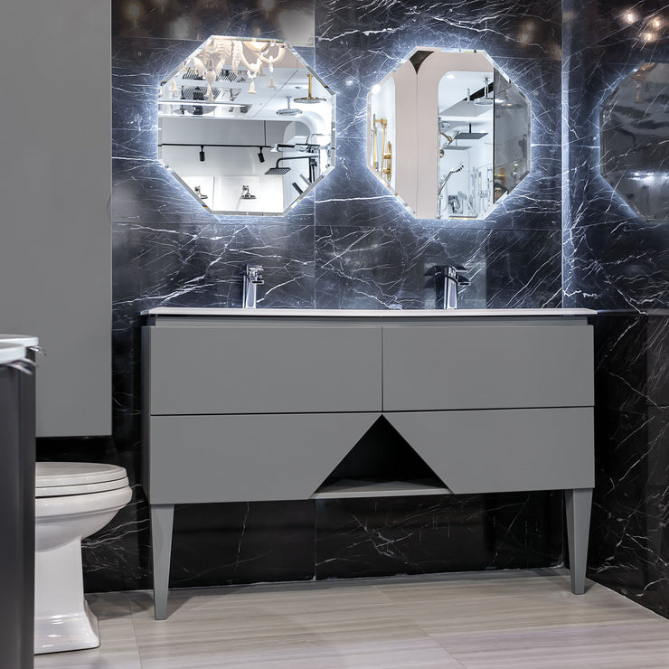 Baden Haus Bath Vanity 1973 Double Sink