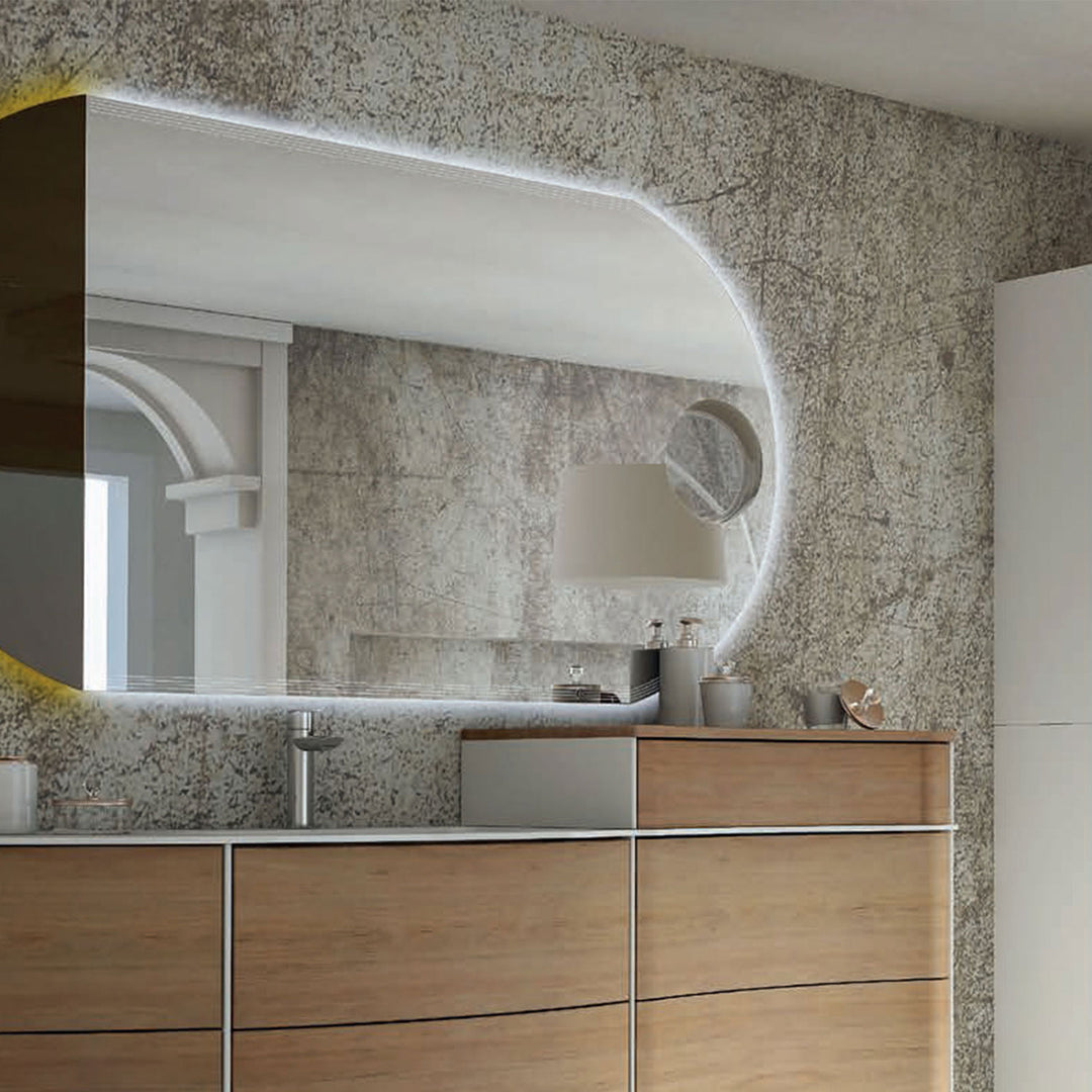 Bathroom Mirror with Magnifying Mirror