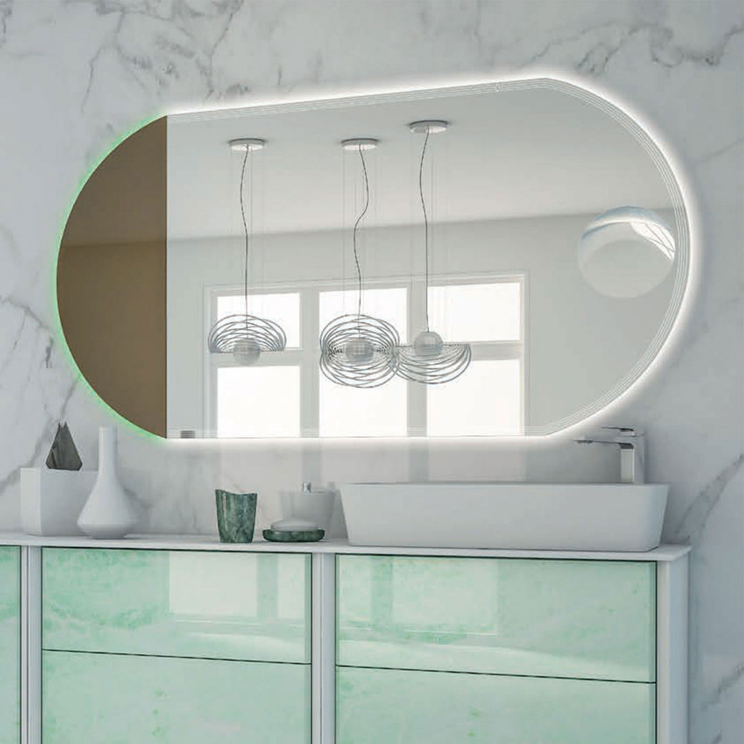 Bathroom Mirror with Magnifying Mirror