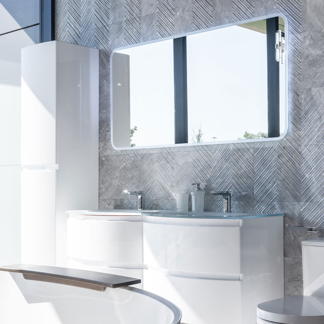 Bath Vanity Vague Double Sink