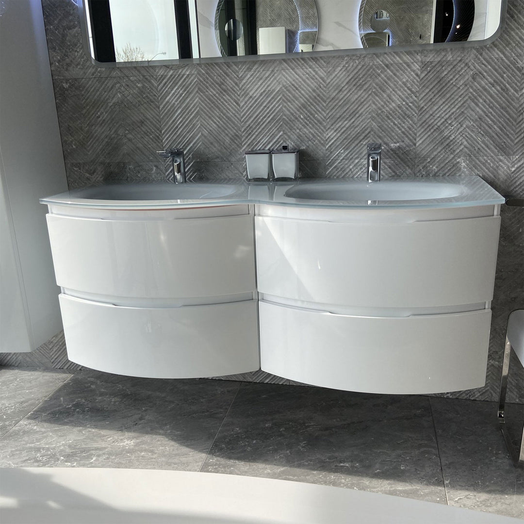 Bath Vanity Vague Double Sink