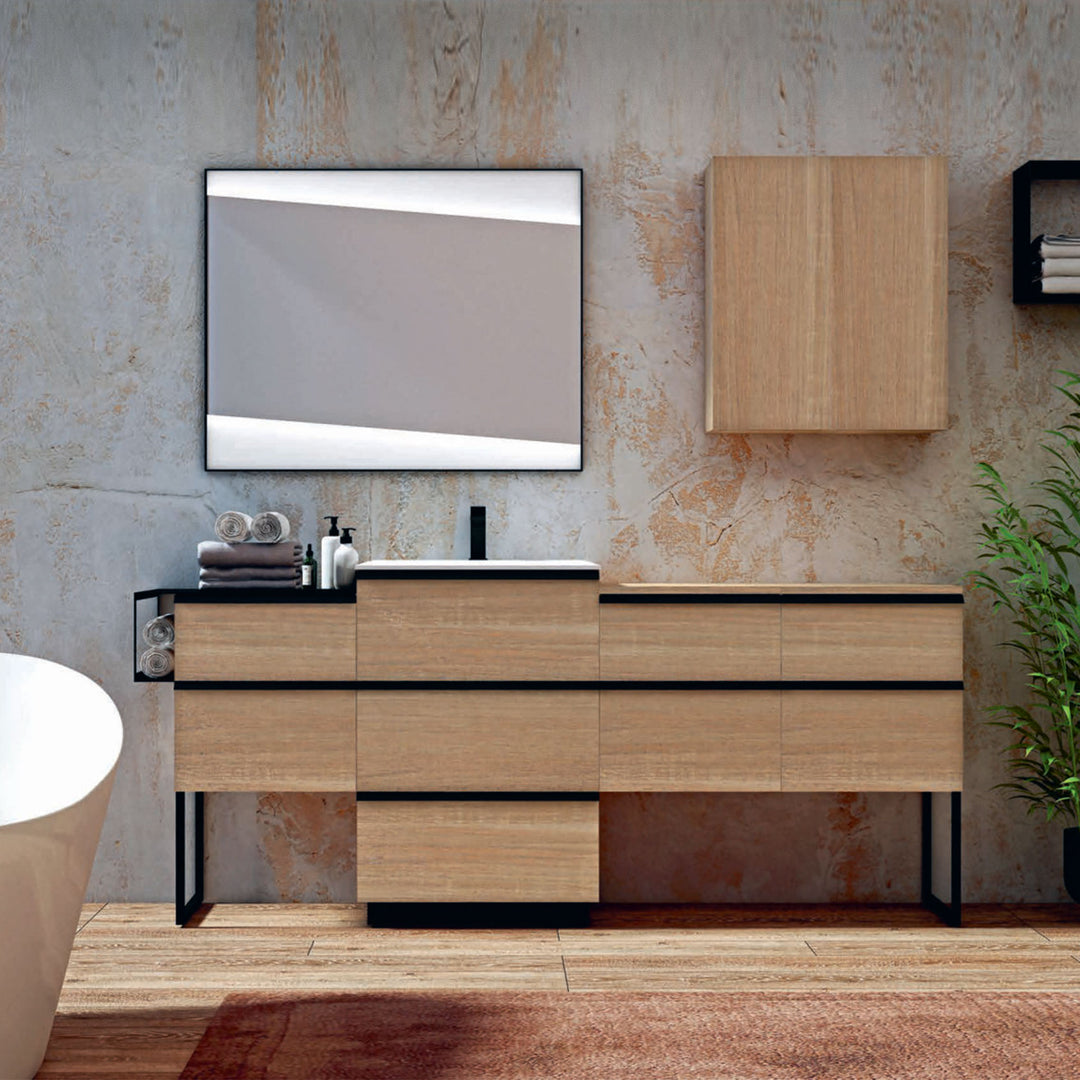 Bath Vanity Qubo Double Sink