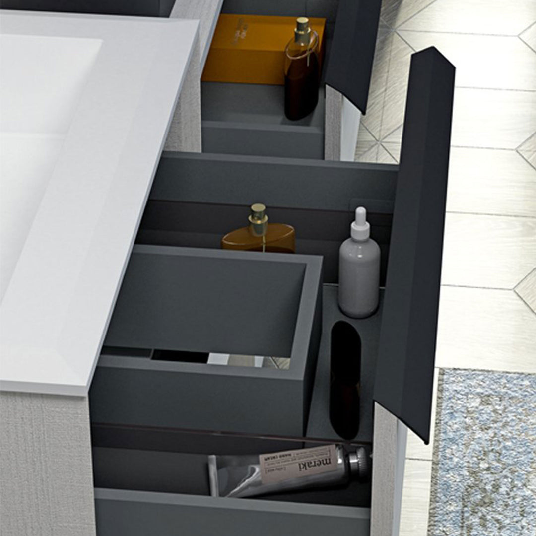 Bath Vanity Qubo Double Sink
