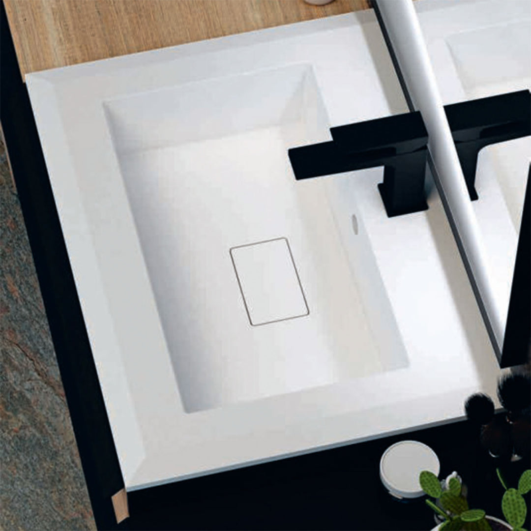 Bath Vanity Qubo Double Sink