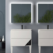 Baden Haus Bathroom LED Mirror with Medicine Cabinet
