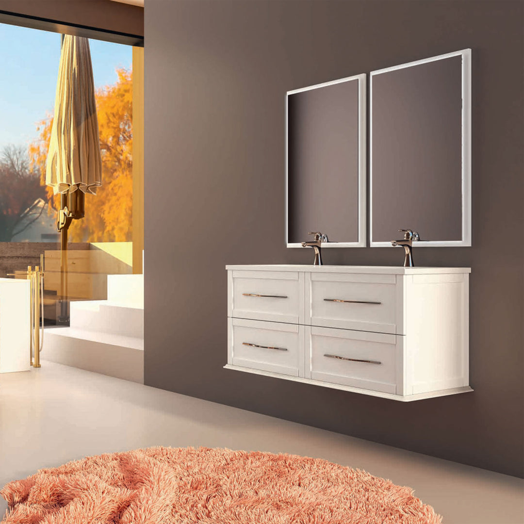 Bath Vanity Tiffany Double Sink