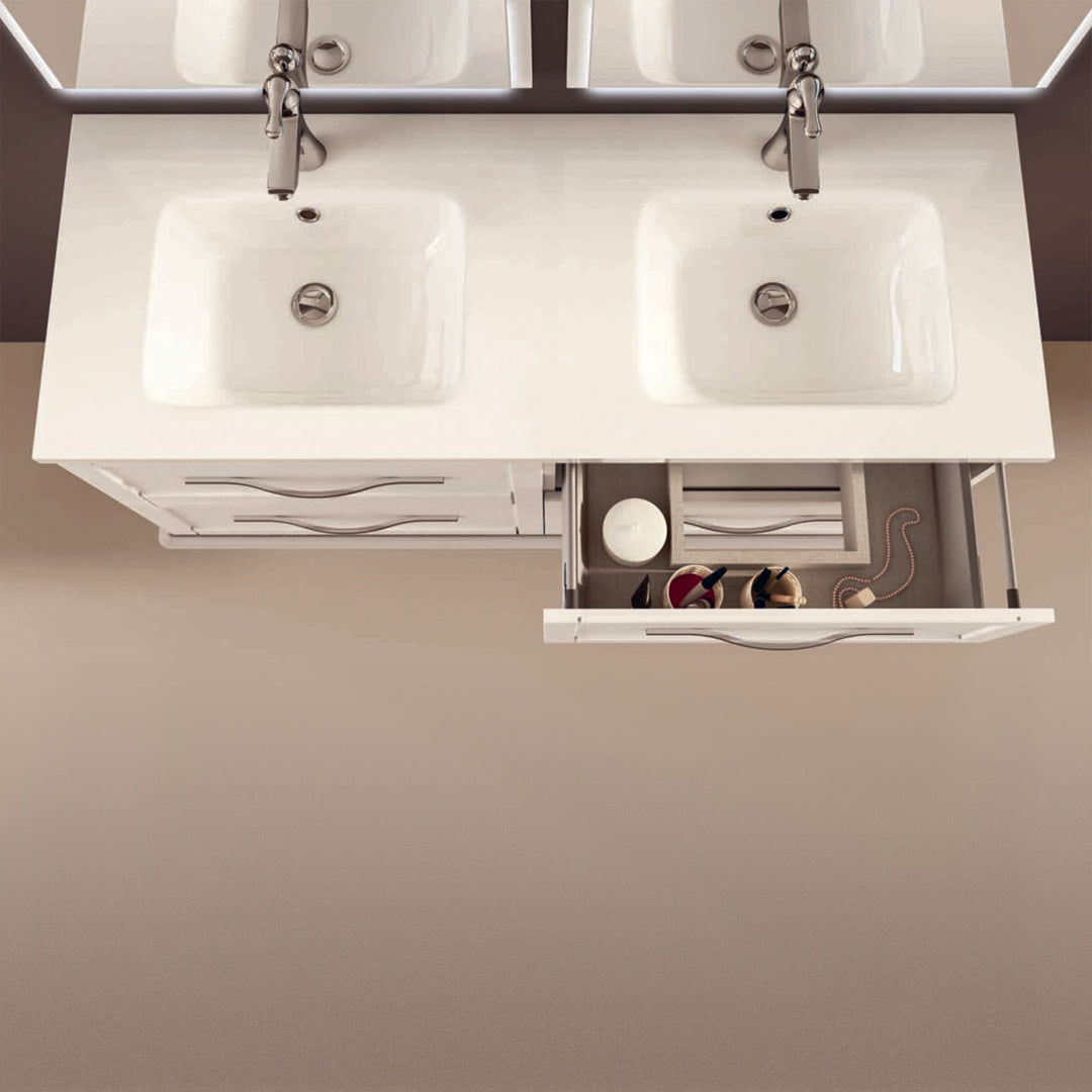 Bath Vanity Tiffany Double Sink