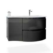 Baden Haus Bath Vanity Vague Single Sink Grey