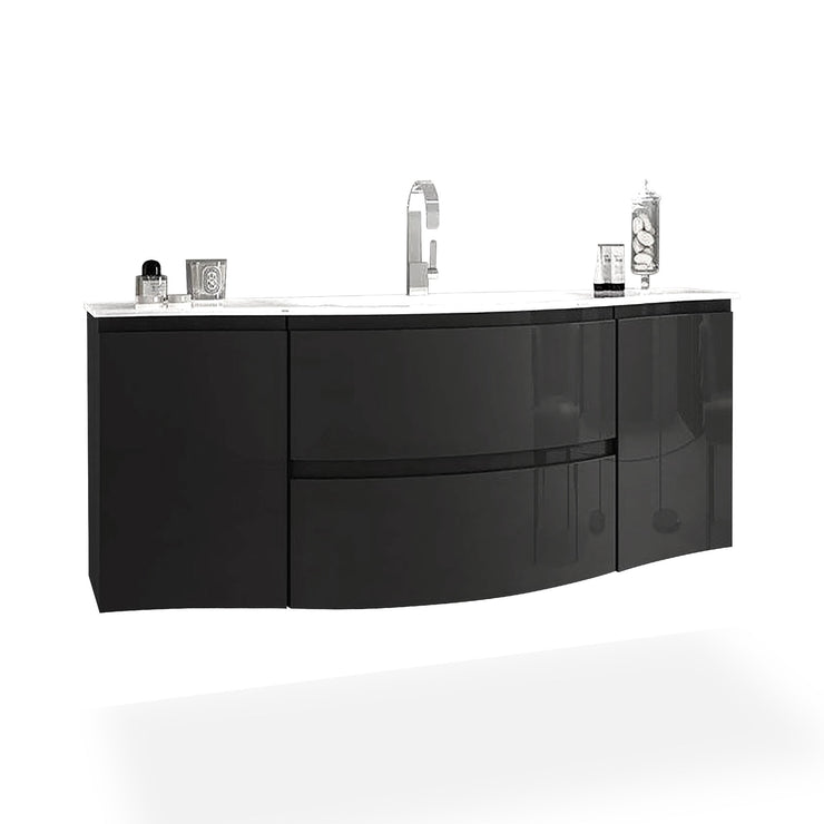 Baden Haus Bath Vanity Vague Single Sink Grey