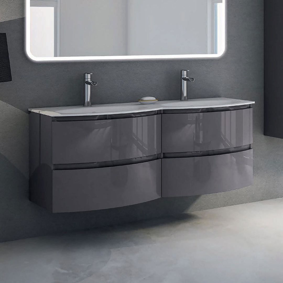 Bath Vanity Vague Double Sink