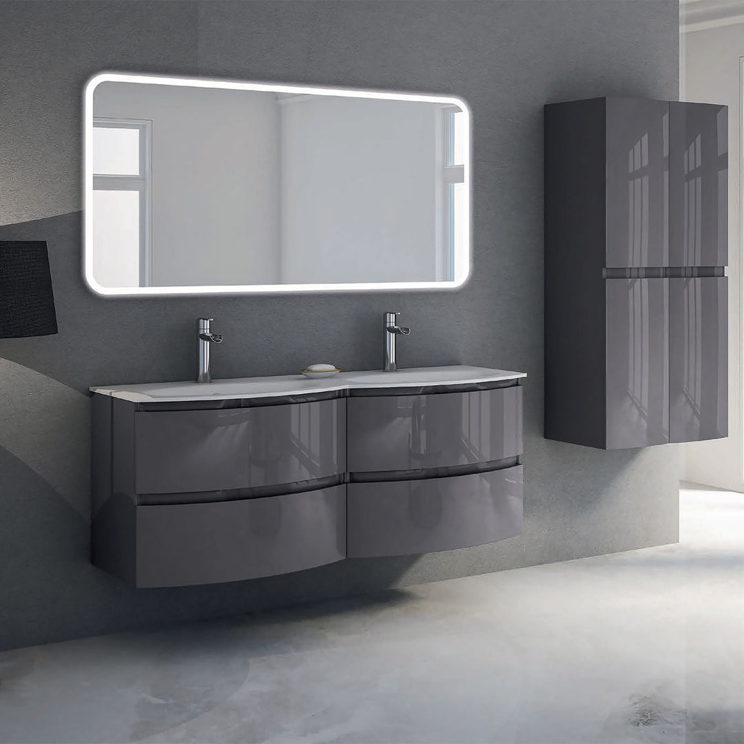 Bath Vanity Vague Double Sink