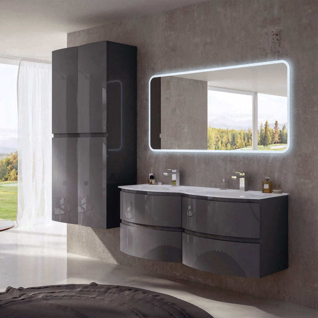 Bath Vanity Vague Double Sink
