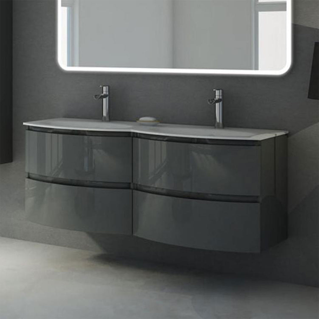 Bath Vanity Vague Double Sink